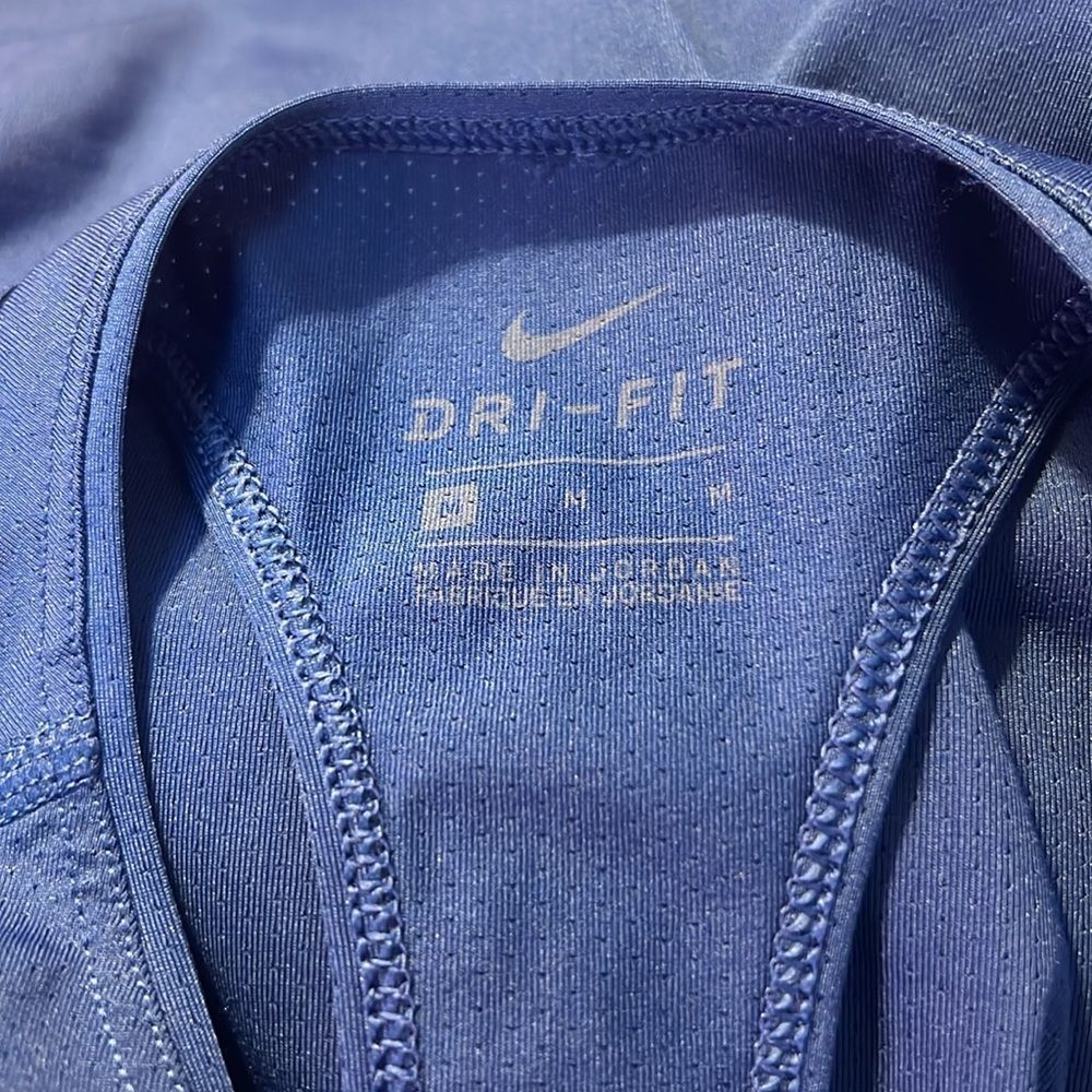 3/$25 Nike Royal Blue Running Singlet Racerback Tank Medium - Picture 10 of 10